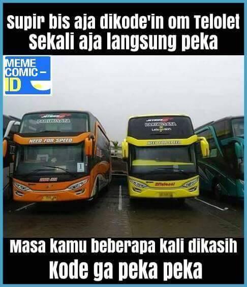 Meme &quot;Om Telolet Om' Kocak Muncul Ikut Meramaikan