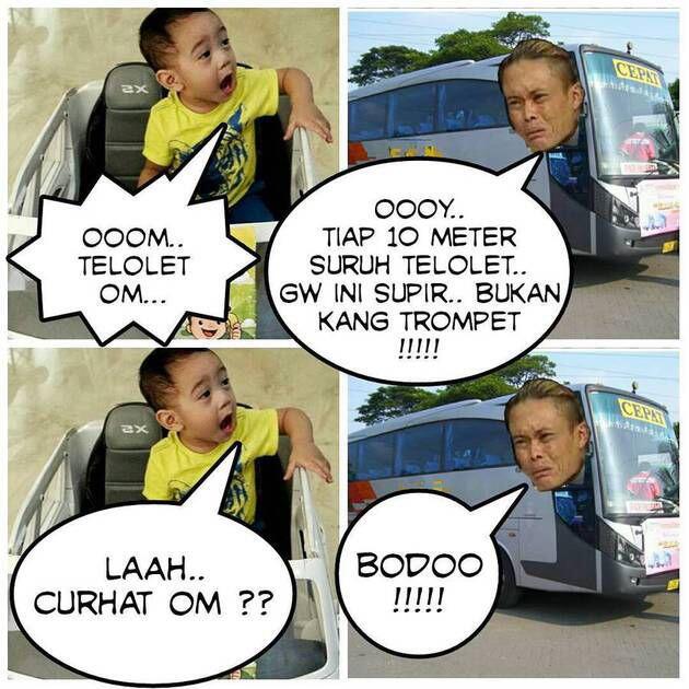 Meme &quot;Om Telolet Om' Kocak Muncul Ikut Meramaikan