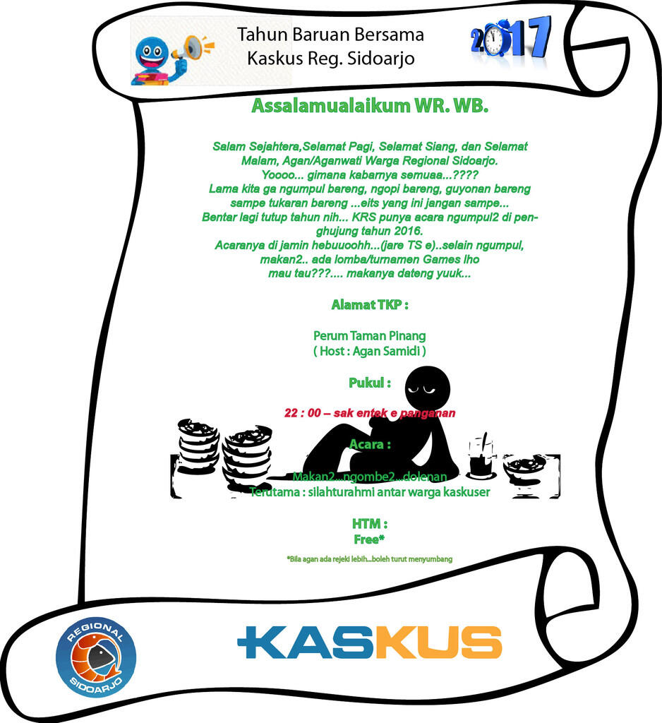 &#91;INVITATION} Tahun Baru Seru2an Bareng Kaskus Sidoajo