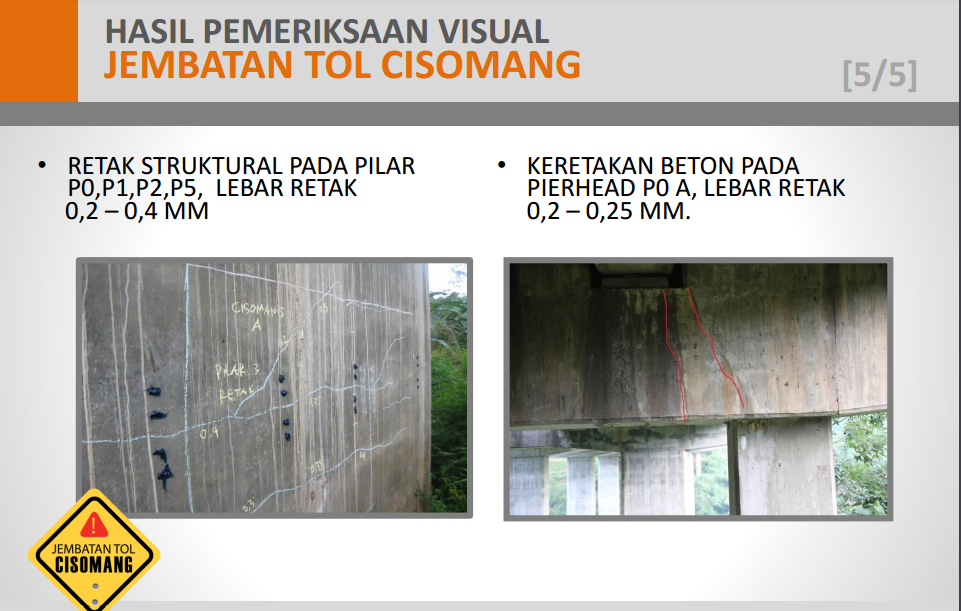 Jembatan Cisomang Bergeser 53 Cm, Menteri PU: Mobil Kecil Boleh Lewat