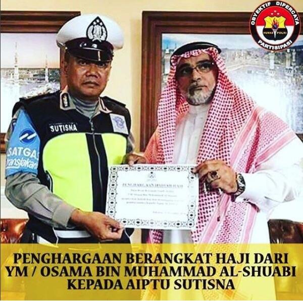 Polisi ini habis di maki maki akhirnya Gratis Naik Haji