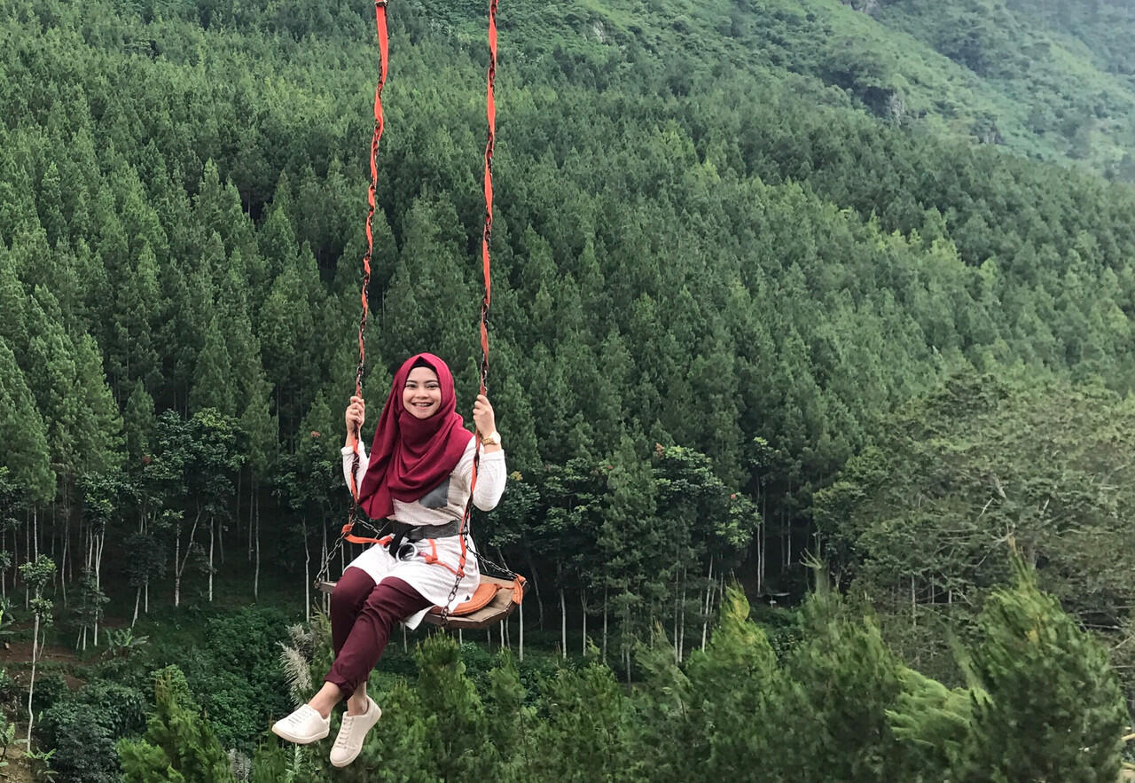 Jalan jalan hits di Lembang - bandung - Maribaya