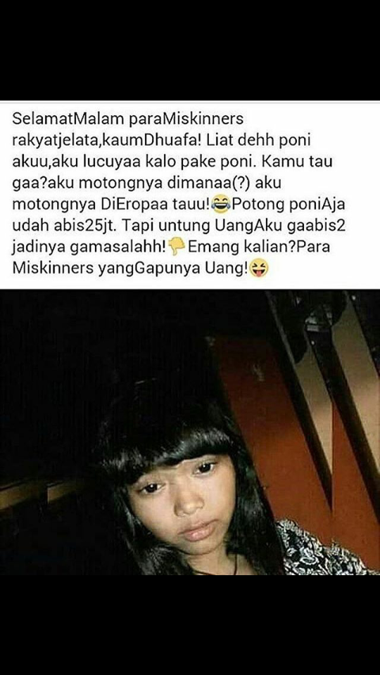 Panen Bully, Perempuan Ini Mengaku Potong Poni di Eropa Habis 25 Juta