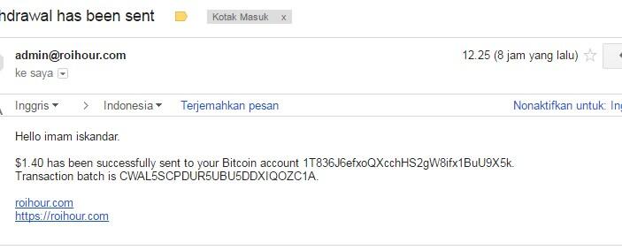 Invest disini dijamin gak nyesel, saya jamin 100% ada bukti WD ( sudah terbukti )