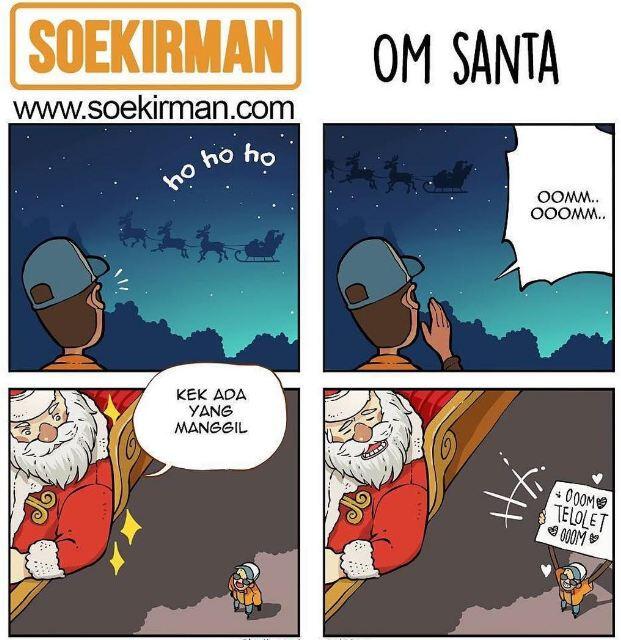 15 Komik strip 'Om telolet Om' ini siap bikin kamu ketawa puas