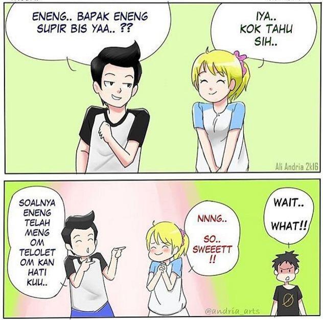 15 Komik strip 'Om telolet Om' ini siap bikin kamu ketawa puas