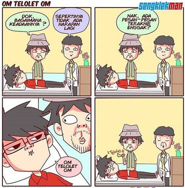 15 Komik strip 'Om telolet Om' ini siap bikin kamu ketawa puas
