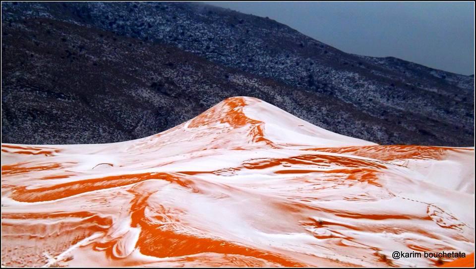Wow, Hujan Salju di Gurun Sahara Kembali Terjadi Setelah 4 Dekade!
