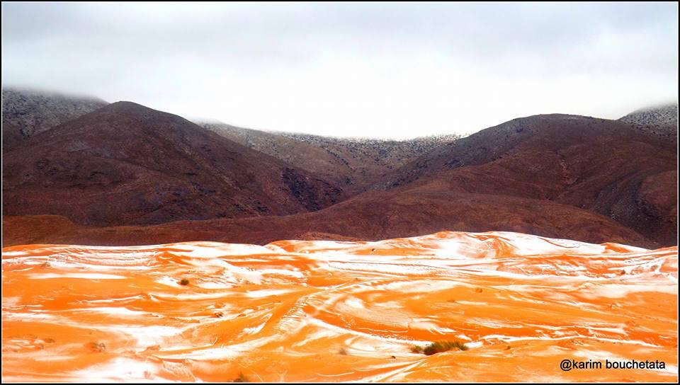 Wow, Hujan Salju di Gurun Sahara Kembali Terjadi Setelah 4 Dekade!