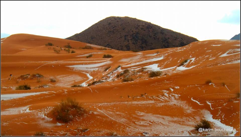 Wow, Hujan Salju di Gurun Sahara Kembali Terjadi Setelah 4 Dekade!