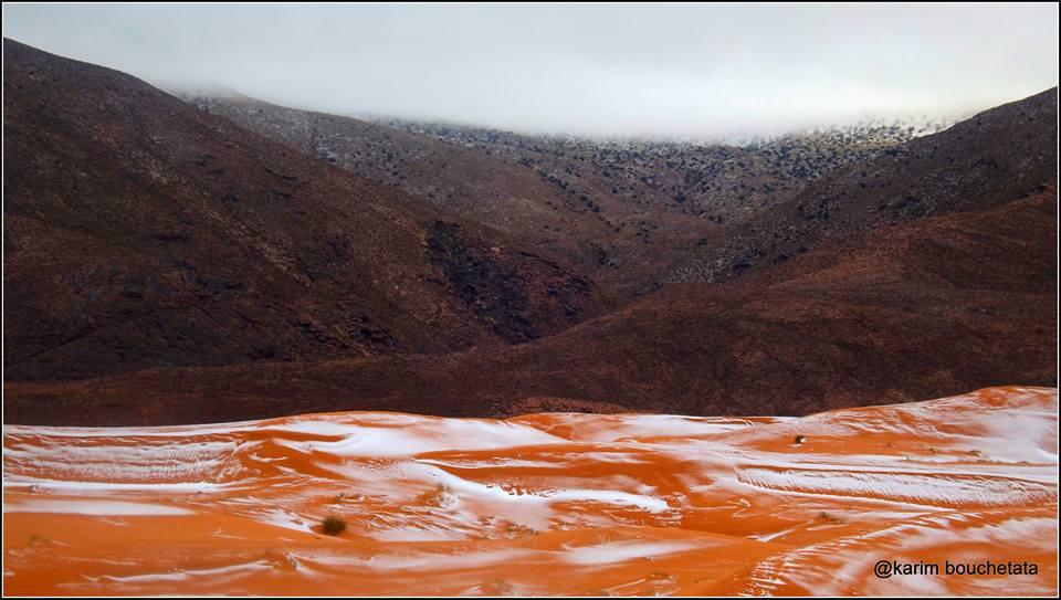 Wow, Hujan Salju di Gurun Sahara Kembali Terjadi Setelah 4 Dekade!