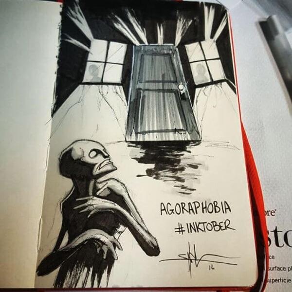 10 Gambar ilustrasi ‘penyakit mental’ ikut rayakan momen Inktober 2016