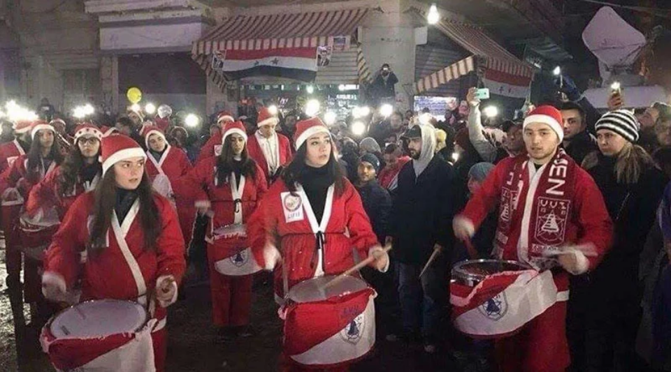 Umat Kristiani di Aleppo Rayakan Natal dengan Damai 