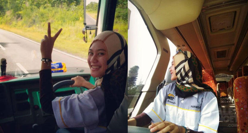 Kenalkan Tita Eka Agustine, Sopir Bus Telolet Cantik