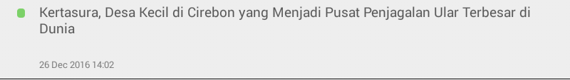 Kertasura, Desa Kecil di Cirebon yang Menjadi Pusat Penjagalan Ular Terbesar di Dunia