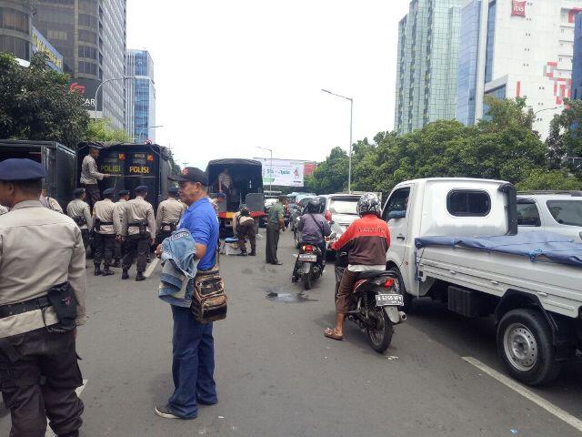 Polisi Berterima Kasih Pengunjuk Rasa Tertib