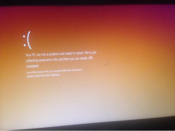 windows 8.1 suka crash sama minta restart
