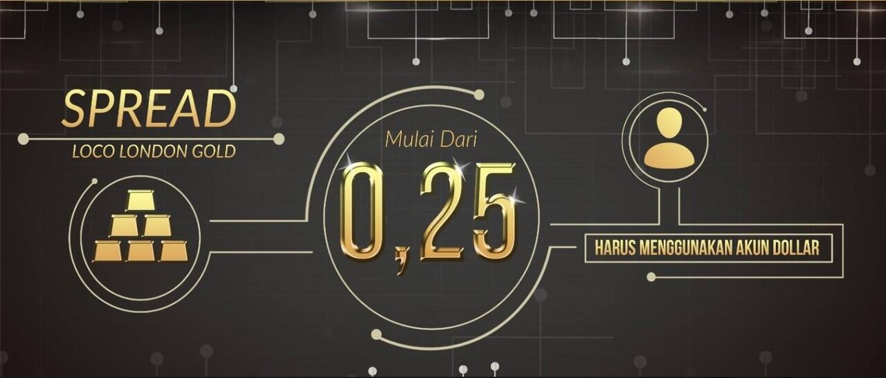 Locoo London Gold Paling Rendah di Indonesia Versi CIBFX