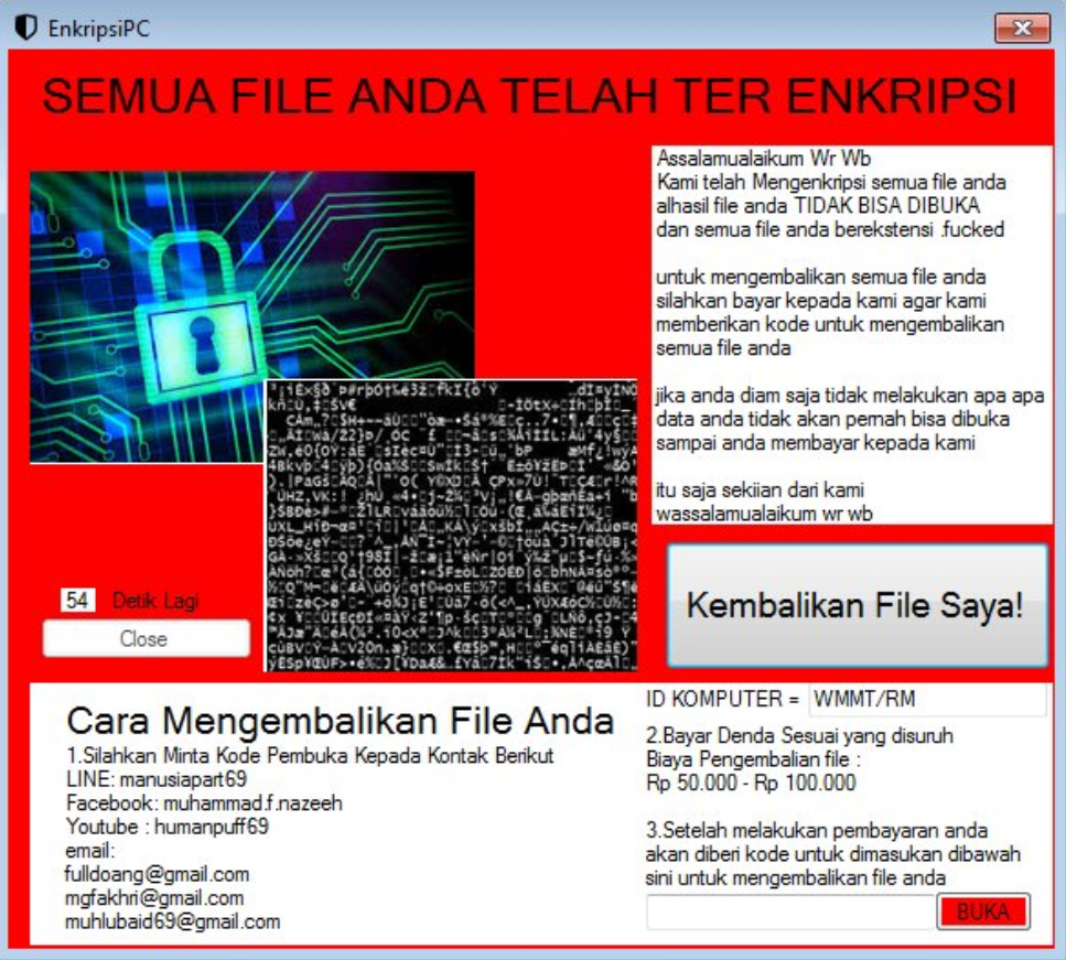 (Goblok) Bikin Ransomware, Orang yang Ngaku Hacker Ini Soleh dan Sopan Abis