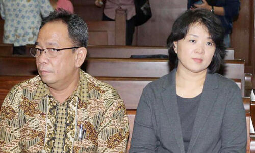 Xaveriandy Sutanto dan Memi (Penyuap Irman Gusman) Minta Dipenjara di Padang