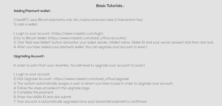 &#91;CrazeBTC&#93; Peluang penghasilan sampai 38 BTC launching 1 Januari 2017 +Anti Scam