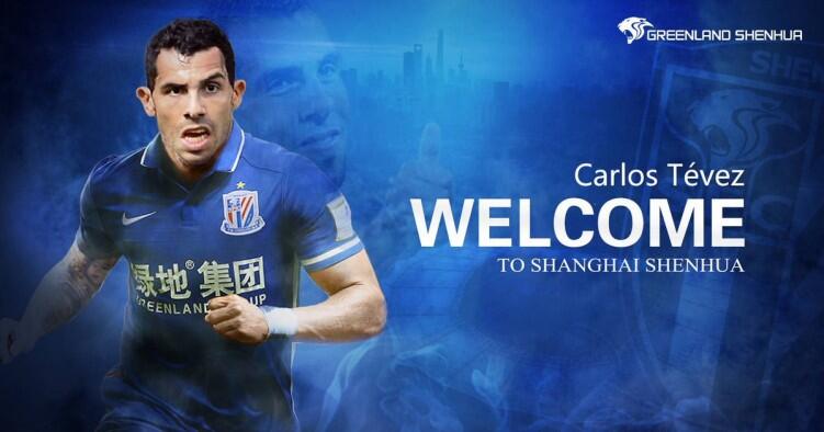 Beri Gaji Rp 10 Miliar Per Pekan Shanghai Resmi Dapatkan Tevez