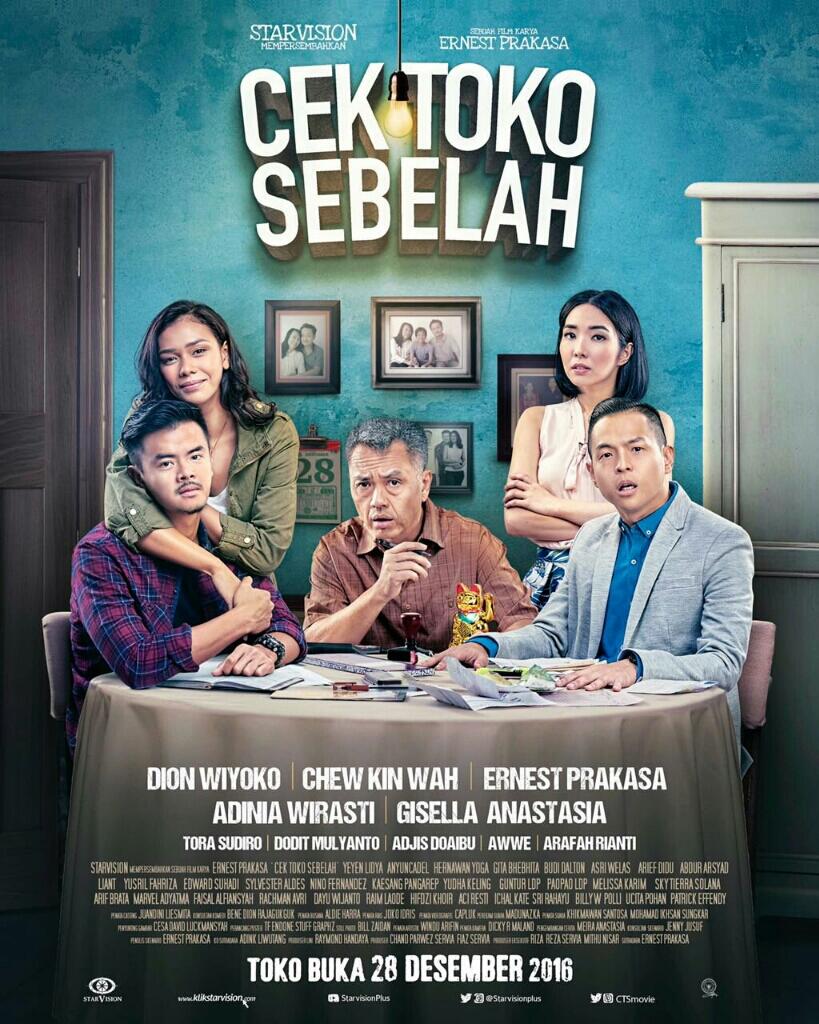 Cek Toko Sebelah (2016) | Ernest Prakasa, Dion Wiyoko, Gisella Anastasia
