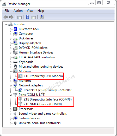 Remote ndis based device