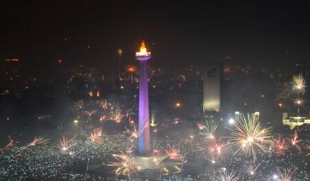Perayaan Malam Pergantian Tahun di Monas &amp; HI Dibatalkan