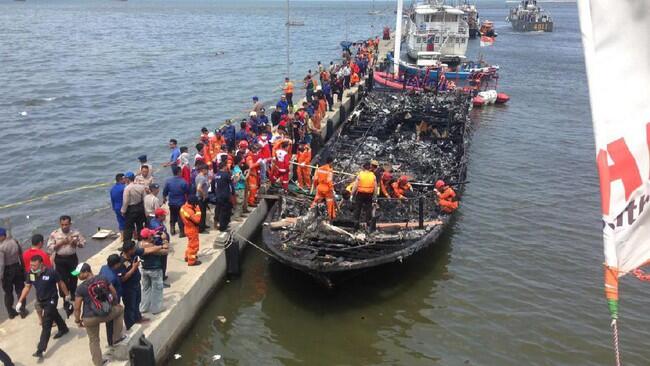 Korban Tewas Kapal Wisata Terbakar di Muara Angke Jadi 23 Orang