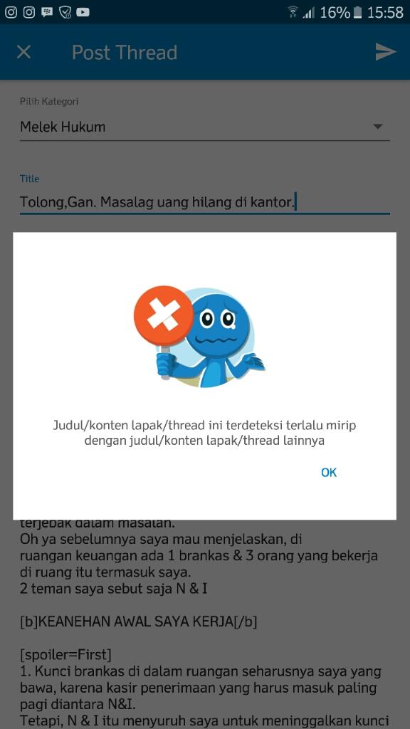 Apakah ini termasuk penggelapan?