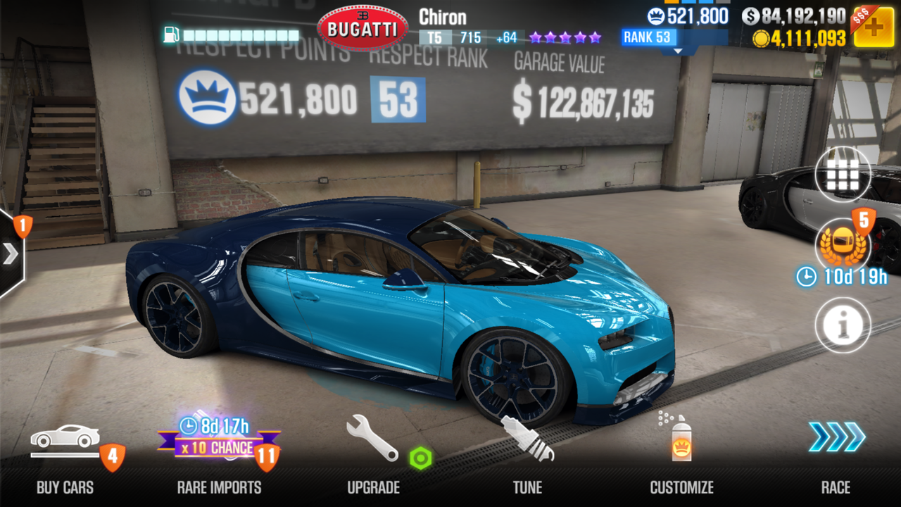 Bugatti bolide csr2 настройки