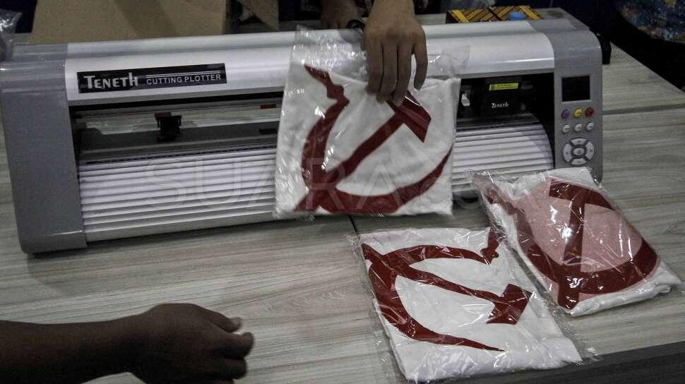 Bareskrim Rilis Penjual Kaus Palu Arit