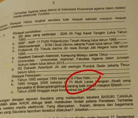 Habib Novel Tulis "Fitsa Hats" Ahok pun Ngakak: Dia Malu Kerja di Pizza Hut