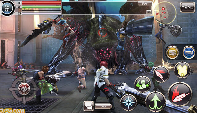 GOD EATER ONLINE GAME MOBILE ANIME 2017