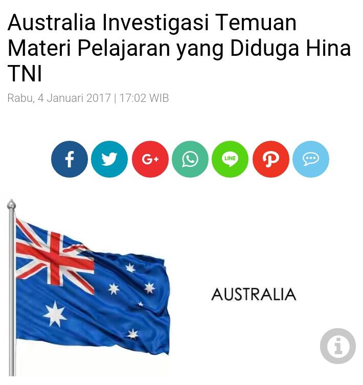 Pancasila dihina, TNI hentikan kerja sama militer dengan Australia