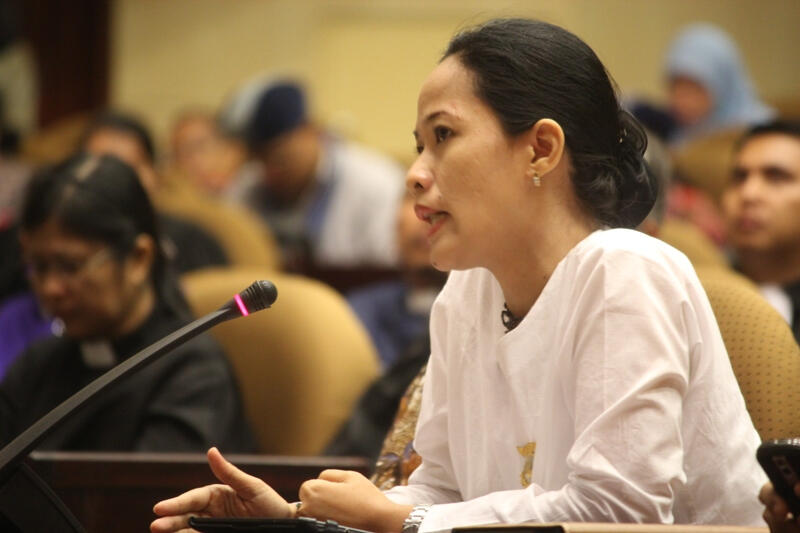 &#91;Foto&#93; Dewi Kanti: Mengingatkan HKBP Untuk Toleran Pada Umat Parmalim
