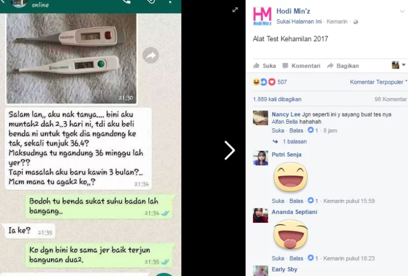 Syok! Orang Ini Pakai Termometer Untuk Tes Kehamilan