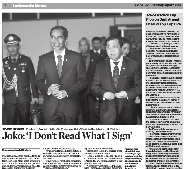 Tarif Urus STNK Selangit, Jokowi Blunder Komunikasi (Lagi)