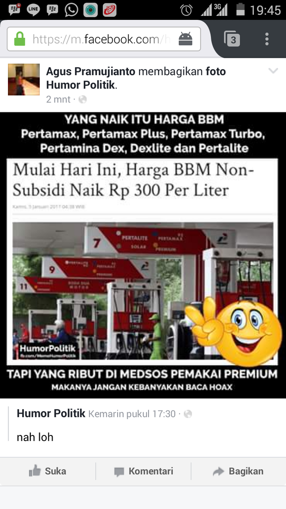 warning buat jomblowan2 yang suka ngeluh di sosmed tentang bbm khususnya