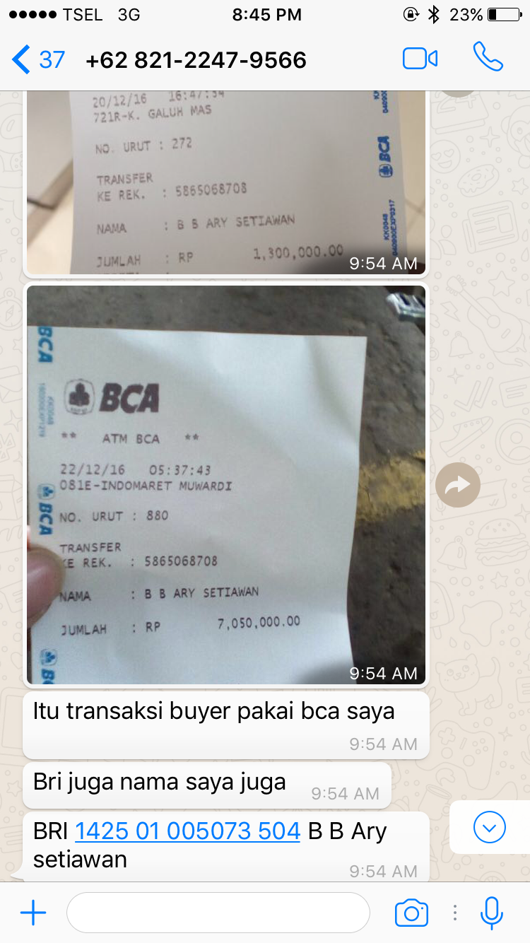 PENIPUAN JUA BELI ALAT MUSIK - ID kaskus : atm