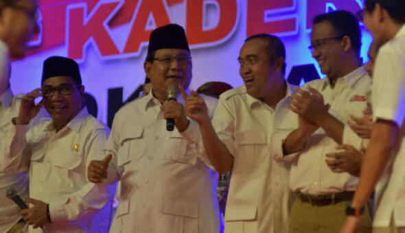 Waah..Pak Prabowo Punya Boy Band Lho, Lihat Nih Aksinya