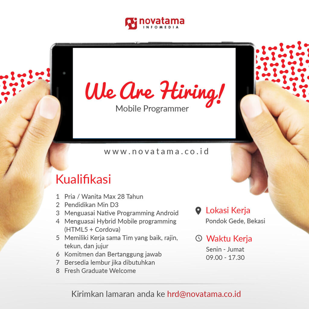 PENAWARAN LOWONGAN KERJA untuk PROGRAMMER. - Page 396 | KASKUS