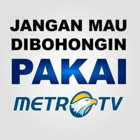 Ternyata Metro TV Juga Menyebar Hoax