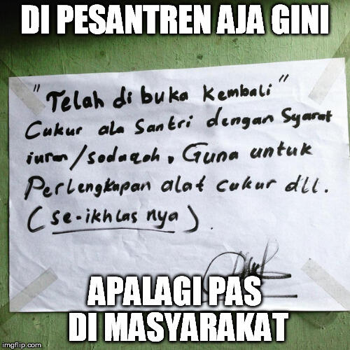 30 Meme kebiasaan santri ini dijamin bikin agan ketawa nggak berhenti 