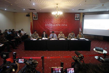 KPK Habiskan Rp 843,9 Milyar pada Tahun 2016