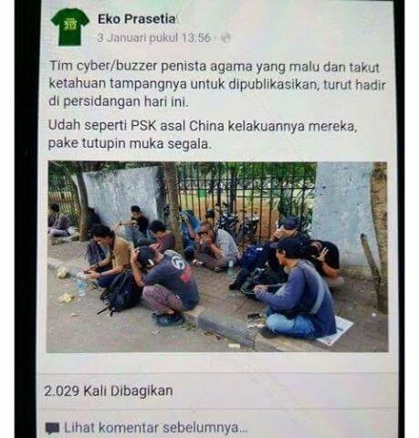 Fitnah Pewarta Foto sebagai Buzzer Penista Agama, PFI Layangkan Surat Terbuka