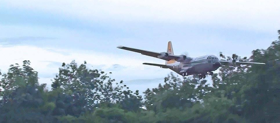 Pesawat C-130 Hercules TNI AU dari Gabus (RC)