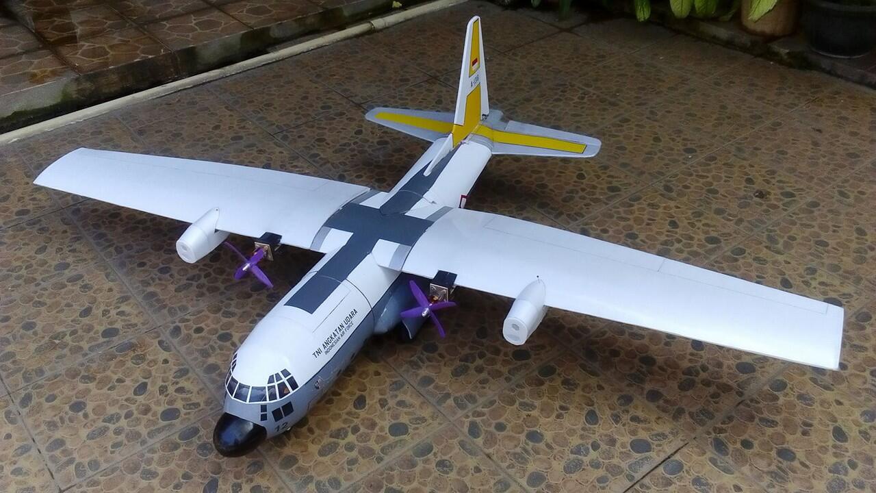 Pesawat C-130 Hercules TNI AU dari Gabus (RC)