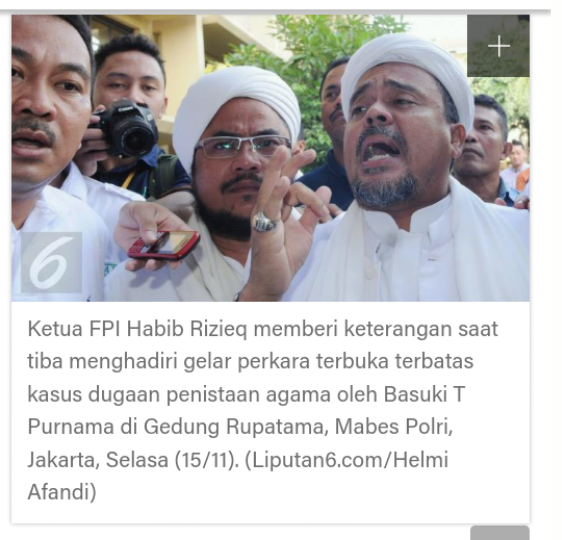 Ini 3 Status Tersangka Yang Menanti Rizieq Shihab